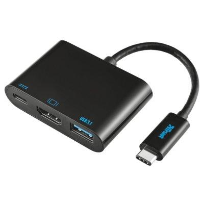 Adapter TRUST USB-C - HDMI/USB 3.1/USB-C