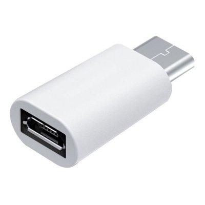 Adapter microUSB-USB C WG Biały