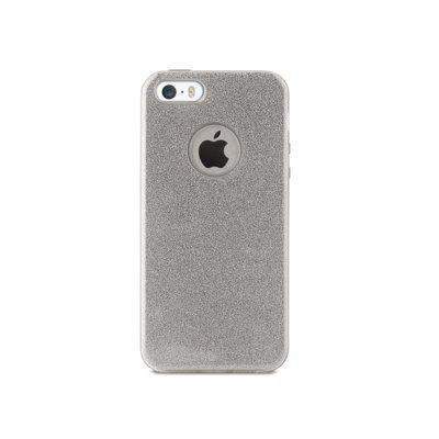 Etui PURO Glitter Shine Cover do iPhone 5/5s/SE Srebrny