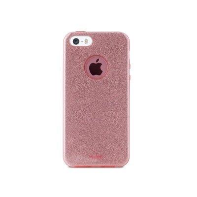 Etui PURO Glitter Shine Cover do iPhone 5/5s/SE Różowy