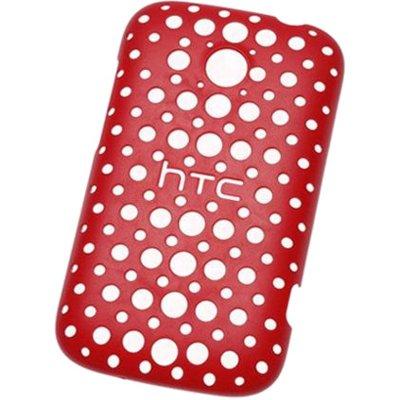 Etui zatrzaskowe HTC HC C780 Hard Shell do HTC Desire C Czerwony