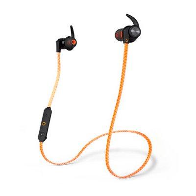 Słuchawki bezprzewodowe CREATIVE Outlier Sports Pomarańczowo-czarny