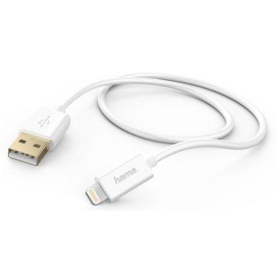 Kabel HAMA USB - Lightning 1,5m Biały