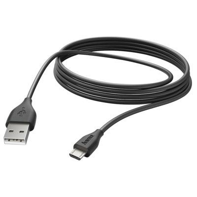 Kabel HAMA USB - microUSB (wtyk - wtyk) 3m