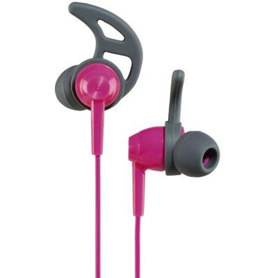 Słuchawki przewodowe HAMA Action Różowo-szary