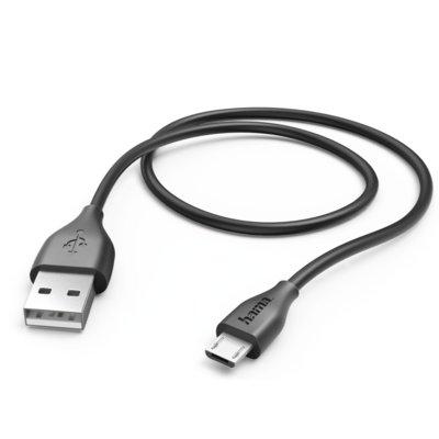 Kabel HAMA do ładowania i synchronizacji, mikro USB, 1,4 m, czarny