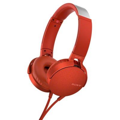 Słuchawki SONY MDR-XB550AP Czerwony