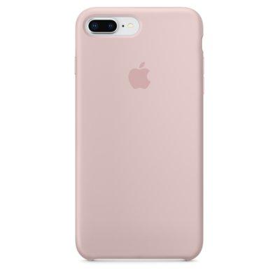 Silikonowe etui APPLE iPhone 8 Plus/7 Plus Piaskowy Róż MQH22ZM/A