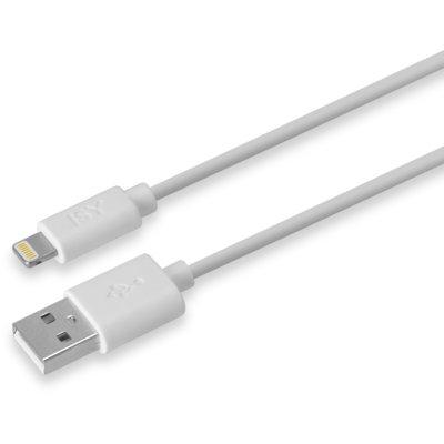 Kabel ISY IUC-2200 USB - Lightning 2m Biały