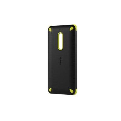 Etui NOKIA Rugged Impact Case CC-501 do Nokia 6 Limonkowo - czarny
