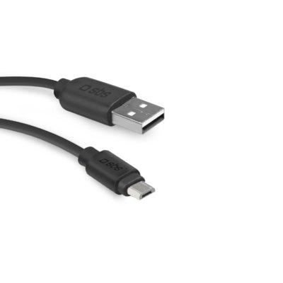 Kabel SBS USB 2.0 i Micro-USB 2m Czarny