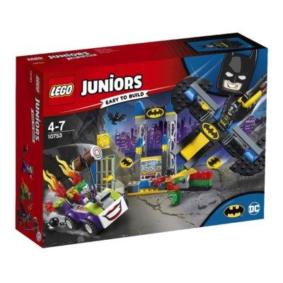 Lego Juniors. 10753 Atak Jokera na jaskinię Batmana