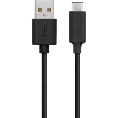 Kabel XQISIT Charge & Sync USB C 2.0 to USB A 300 cm Czarny