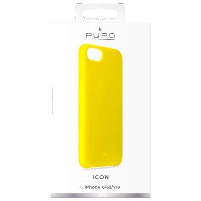 Etui PURO Icon Cover Apple iPhone 8/7/6s/6 żółty