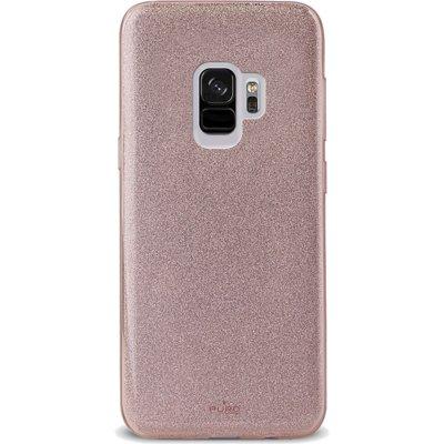Etui PURO Glitter Shine Cover do Samsung Galaxy S9 Różowe złoto SGS9SHINERGOLD