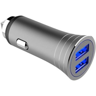 Ładowarka samochodowa WG Plug-In Car Charger 2xUSB/3,1A + kabel USB-USB-TypC