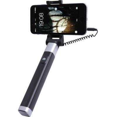 Teleskopowu uchwyt do selfie WG z kablem jack 3,5 mm Czarny