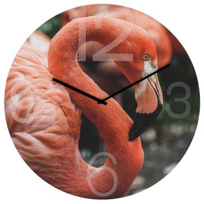 Zegar ścienny STYLER Flamingo GC053 Wielobarwny