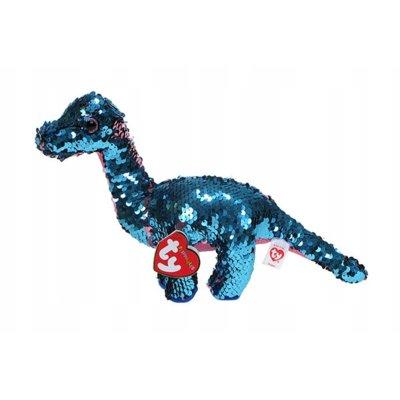 Maskotka TY INC Beanie Boos Flippy - dinozaur Tremor z cekinami 17 cm