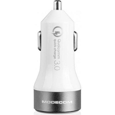 Ładowarka samochodowa MODECOM MC-QCU2-07 1xUSB Quick Charge 3.0/1 x USB/3A Biały