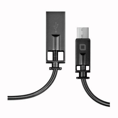 Kabel SBS USB 2.0 - Type-C Metal Oplot 1m Czarny