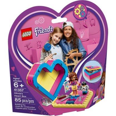 Klocki LEGO Friends - Pudełko w kształcie serca Olivii 41357