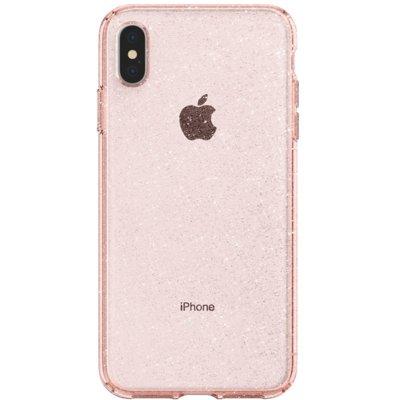 Etui SPIGEN Liquid Crystal Glitter do Apple iPhone XS Max Różowy