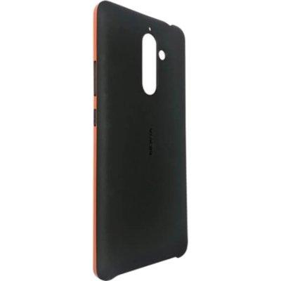 Etui NOKIA Soft Touch Case CC-506 do Nokia 7 Plus Czarny/miedziany