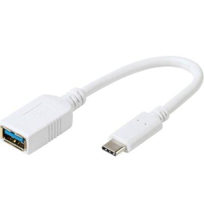 Kabel USB VIVANCO 39837 USB C Wt-USB A Gn. 0,1m cert.3.1