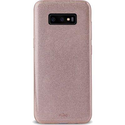 Etui PURO Glitter Shine Cover do Samsung Galaxy S10e Różowo-złoty SGS10LSHINERGOLD