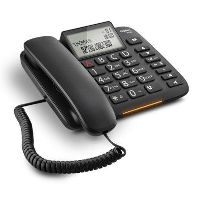 Telefon stacjonarny GIGASET DL380 Czarny
