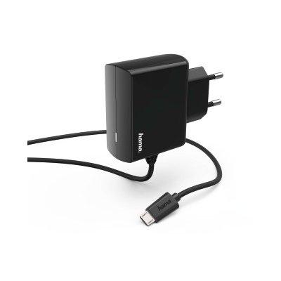 Ładowarka sieciowa HAMA 183247 Micro-USB 2.4A Czarny