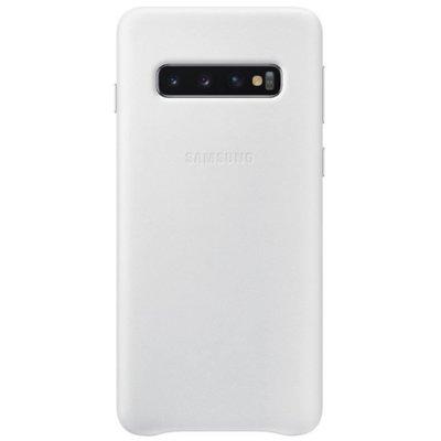 Etui SAMSUNG Leather Cover do Samsung Galaxy S10 Biały EF-VG973LWEGWW
