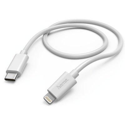Kabel HAMA MFi USB-C - Lightning 1m Biały