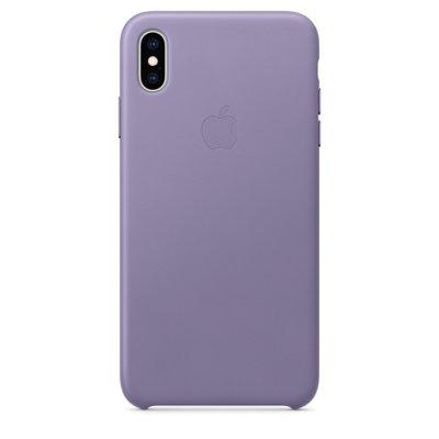 Etui APPLE iPhone XS Max Leather Case liliowe MVH02ZM/A