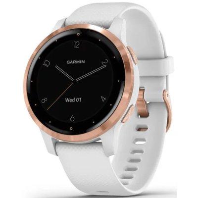 Smartwatch GARMIN Vivoactive 4s 40 mm Biały z różowozłotym zapięciem 010-02172-23