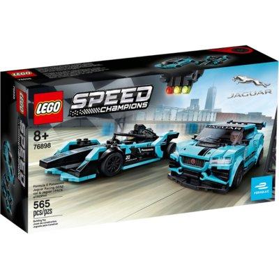 KLocki LEGO Speed Champions - Formula E Panasonic Jaguar Racing GEN2 car i Jaguar I-PACE eTROPHY LEGO-76898