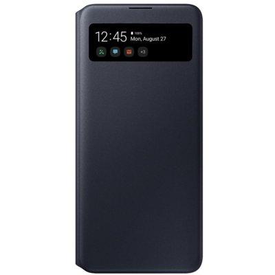 Etui SAMSUNG S-View Wallet Cover do Galaxy A71 Czarny EF-EA715PBEGEU