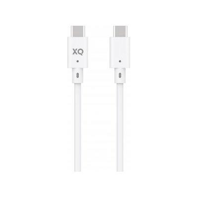 Kabel USB typ C XQISIT USB C 3.1 - USB C 3.1 1,5m biały