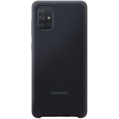 Etui SAMSUNG Silicone Cover do Galaxy A71 Czarny EF-PA715TBEGEU