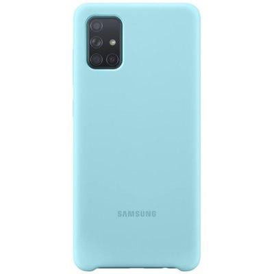Etui SAMSUNG Silicone Cover do Galaxy A71 Niebieski EF-PA715TLEGEU