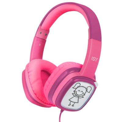 Słuchawki ISY IHP-1001 Różowy
