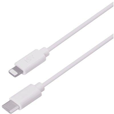 Kabel ISY IUC-2500 USB C - Lightning 1m Biały