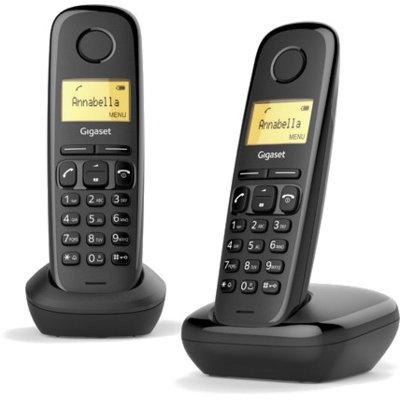 Telefon bezprzewodowy GIGASET A170 Duo Czarny