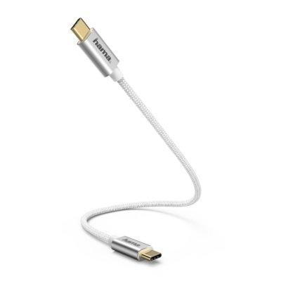 Kabel USB-C HAMA 0.2m Biały 183332