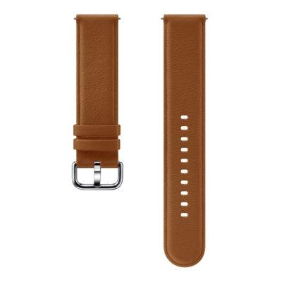 Pasek do smartwatcha SAMSUNG Leather dla Galaxy Watch Active/Active2 20mm Brązowy ET-SLR82MAEGWW