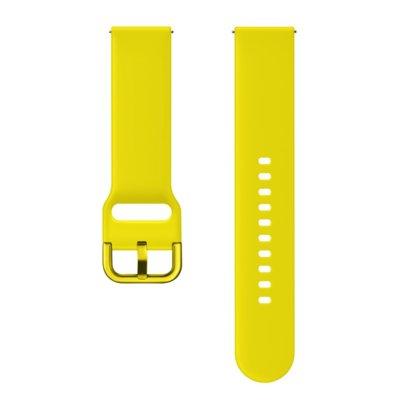 Pasek do smartwatcha SAMSUNG Sport dla Galaxy Watch Active 20mm Żółty ET-SFR50MYEGWW