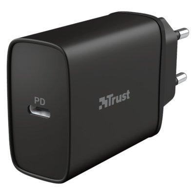 Ładowarka sieciowa TRUST Qmax 18W Ultra-Fast USB-C PD