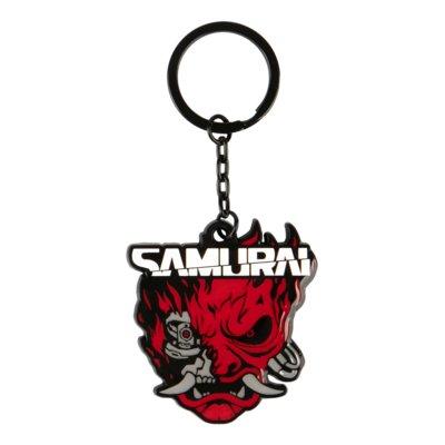 Brelok GOOD LOOT Cyberpunk 2077 Samurai Logo Metal Keychain