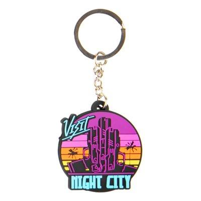 Brelok GOOD LOOT Cyberpunk 2077 Visit Night City Keychain
